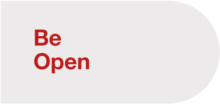 be open
