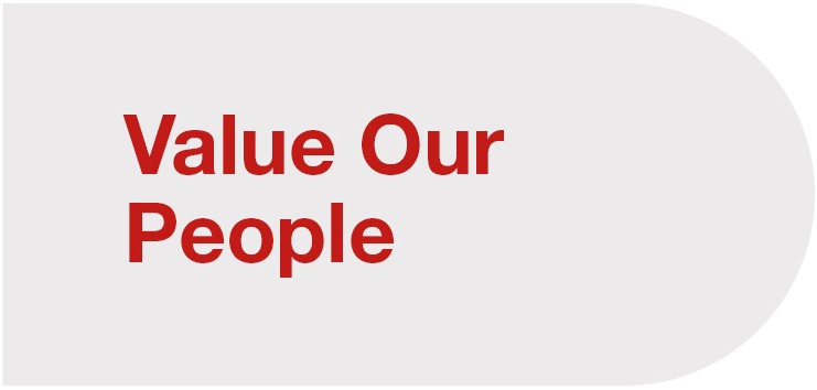 value our people